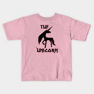 TUF Unicorn BLK Kids T-Shirt